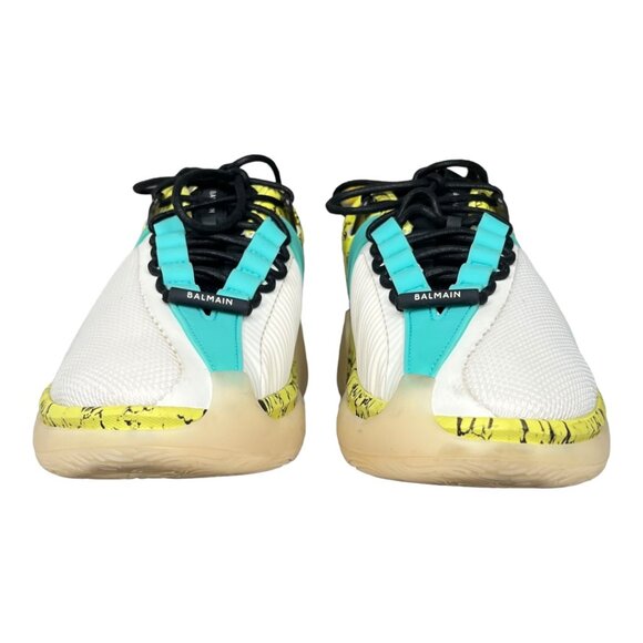 Balmain B Runner Platform Marble Print Sneaker - Picture 4 of 12